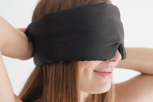 The Silk Sleep Mask - Midnight Black